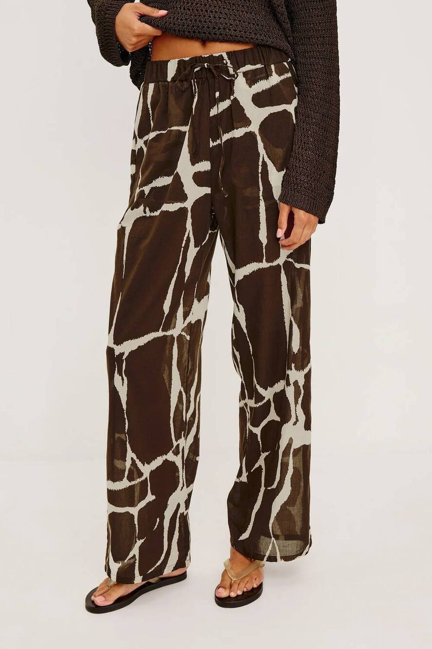 NEW RAILS emmie wide leg pants in terra